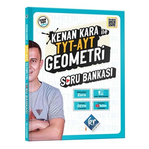KR Akademi Yayınları Kenan Kara İle TYT-AYT Geometri Soru Bankası