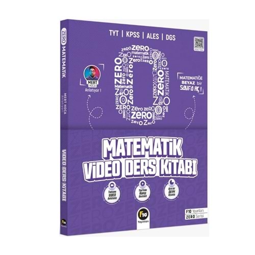 F10 Yayınları Mert Hoca ile Sıfırdan Matematik Video Ders Kitabı