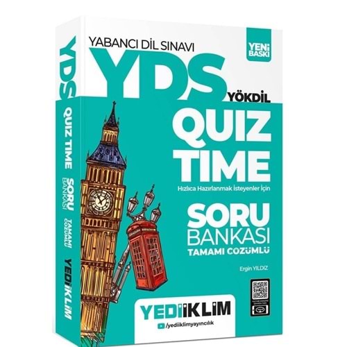 Yediiklim Yayınları YDSYÖKDİL Quiz Time Tamamı Çözümlü Soru Bankası