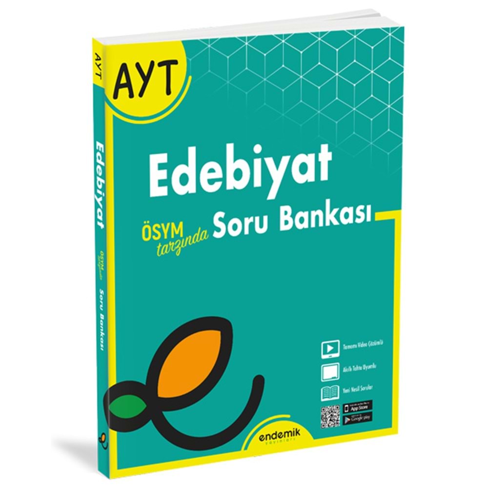 Endemik Yayınları Ayt Edebiyat Soru Bankası 2022