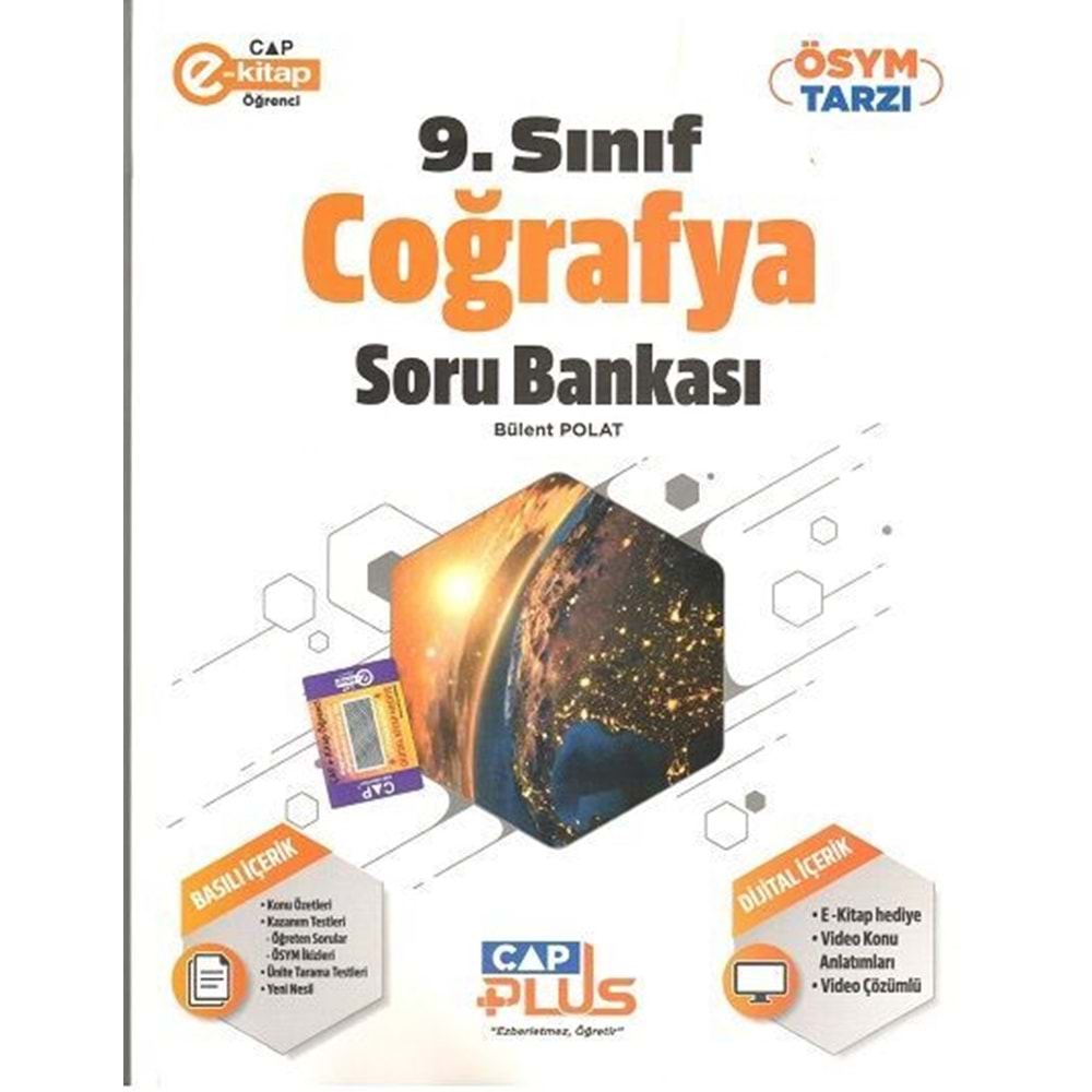 Çap Yayınları 9. Sınıf Anadolu Coğrafya Soru Bankası