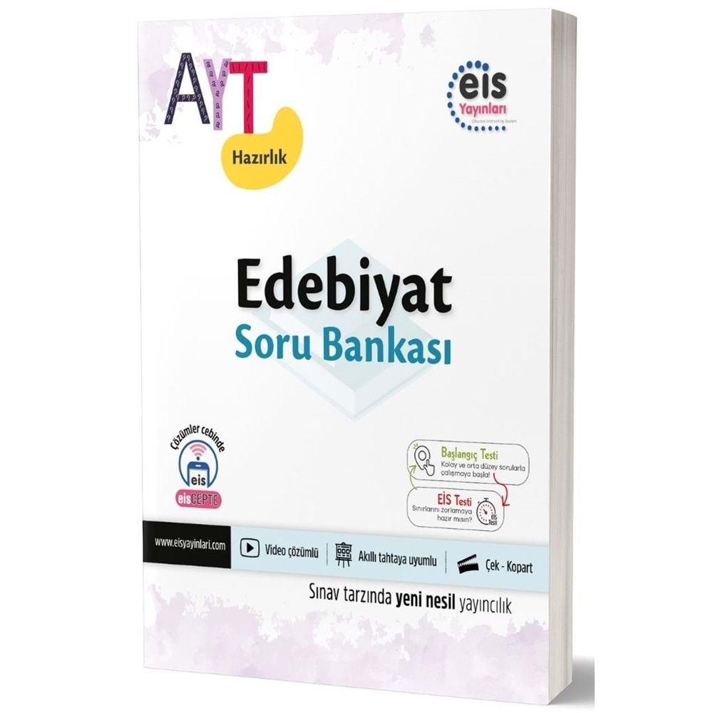 Eis Yayınları AYT Edebiyat Soru Bankası 2024