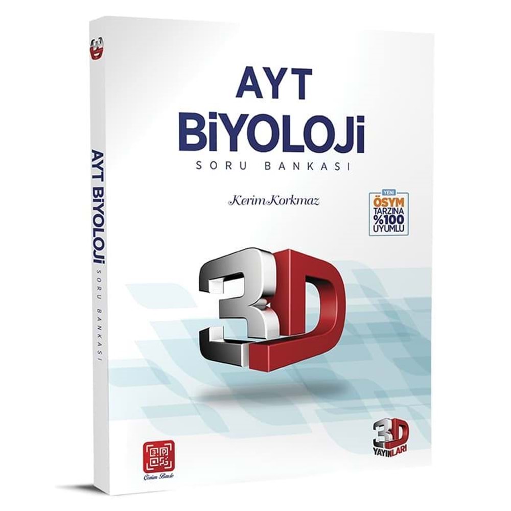 3D Yayınları AYT Biyoloji Soru Bankası