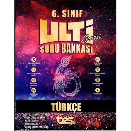 Ulti Yayınları 6. Sınıf Türkçe Ulti Soru Bankası
