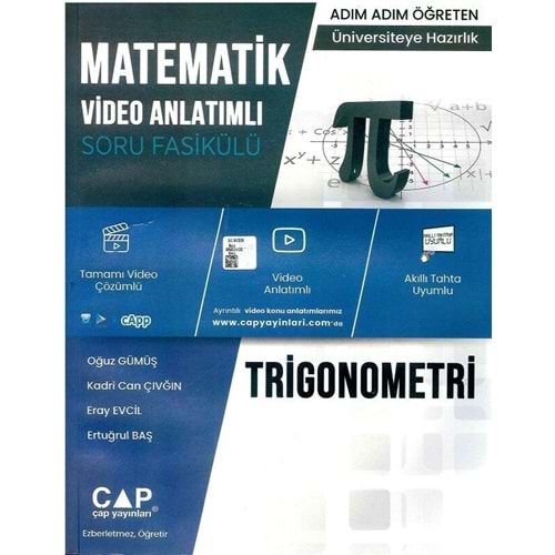 Çap Yayınları Trigonometri Video Anlatımlı Soru Fasikülü 2023