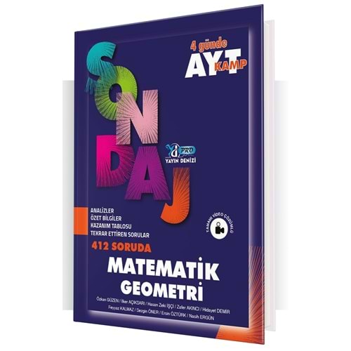 Yayın Denizi Yayınları YKS AYT Pro Sondaj Matematik 2022