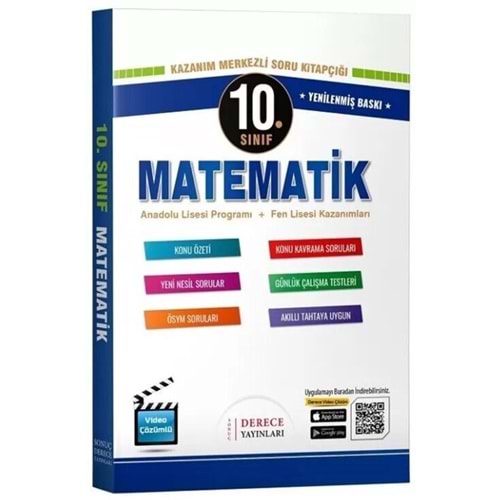 Sonuç Derece Yayınları 10. Sınıf Matematik Modüler Set 2024