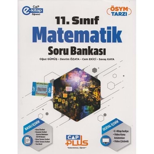 Çap Yayınları 11. Sınıf Matematik Soru Bankası 2024