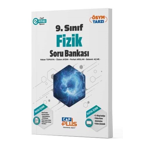 Çap Yayınları 9. Sınıf Anadolu Lisesi Fizik Plus Soru Bankası 2024