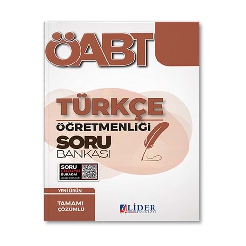 Lider Yayınları ÖABT Türkçe Öğretmenliği Soru Bankası