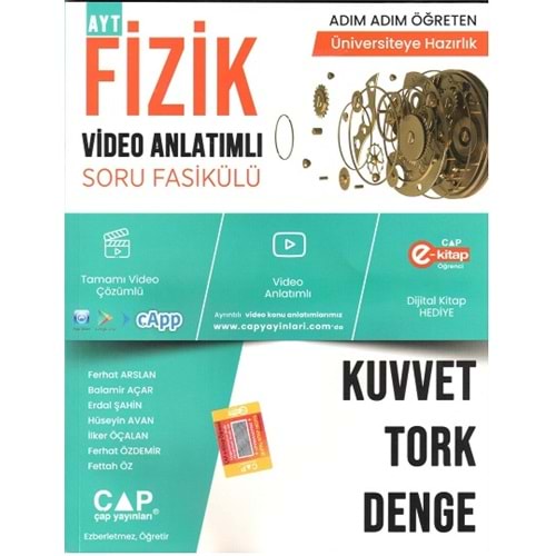 Çap Yayınları Fizik Kuvvet Tork Denge Konu Anlatımlı Soru Bankası