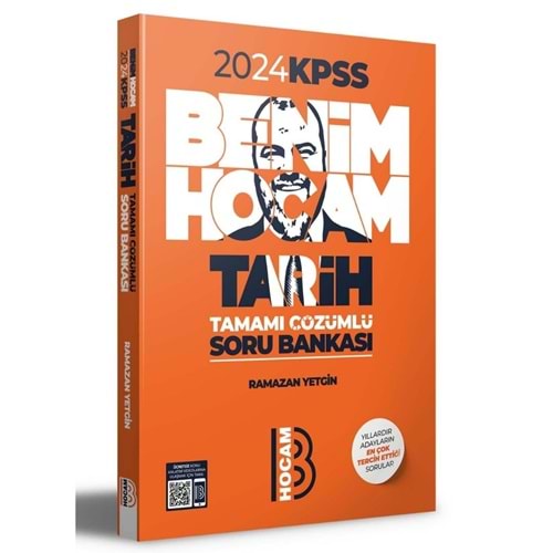 Benim Hocam Yayınları 2024 KPSS Tarih Tamamı Çözümlü Soru Bankası