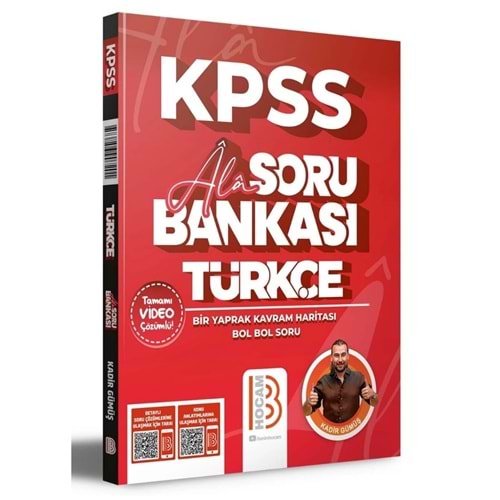 Benim Hocam Yayınları KPSS Türkçe ALA Soru Bankası 2024