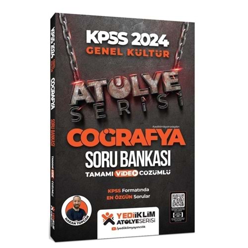 Yediiklim Yayınları 2024 Kpss Atölye Serisi Tamamı Video Çözümlü Coğrafya Soru Bankası