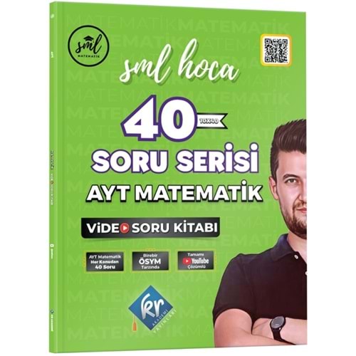 KR Akademi Yayınları SML Hoca Ayt Matematik 40 Soru Serisi