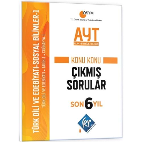 KR Akademi AYT Türk Dili Edebiyatı - Sosyal Bilimler-1 Son 6 Yıl Konu Konu Çıkmış Sorular