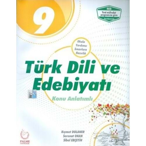 Palme Yayınları 9. Sınıf Türk Dili ve Edebiyatı Konu Anlatımlı