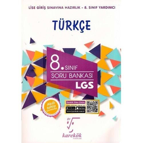 Karekök Yayınları 8. Sınıf Türkçe Soru Bankası