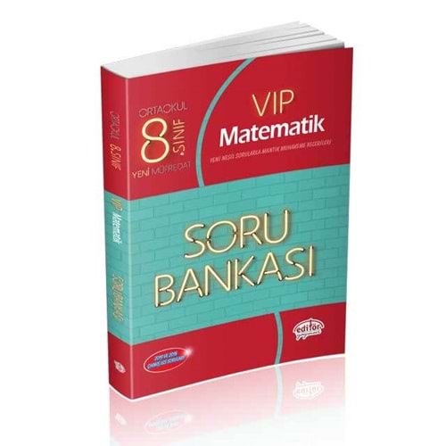 Editör Yayınevi 8. Sınıf VIP Matematik Soru Bankası