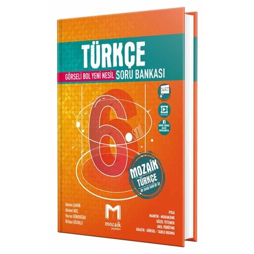 Mozaik Yayınları 6. Sınıf Türkçe Görseli Bol Yeni Nesil Soru Bankası